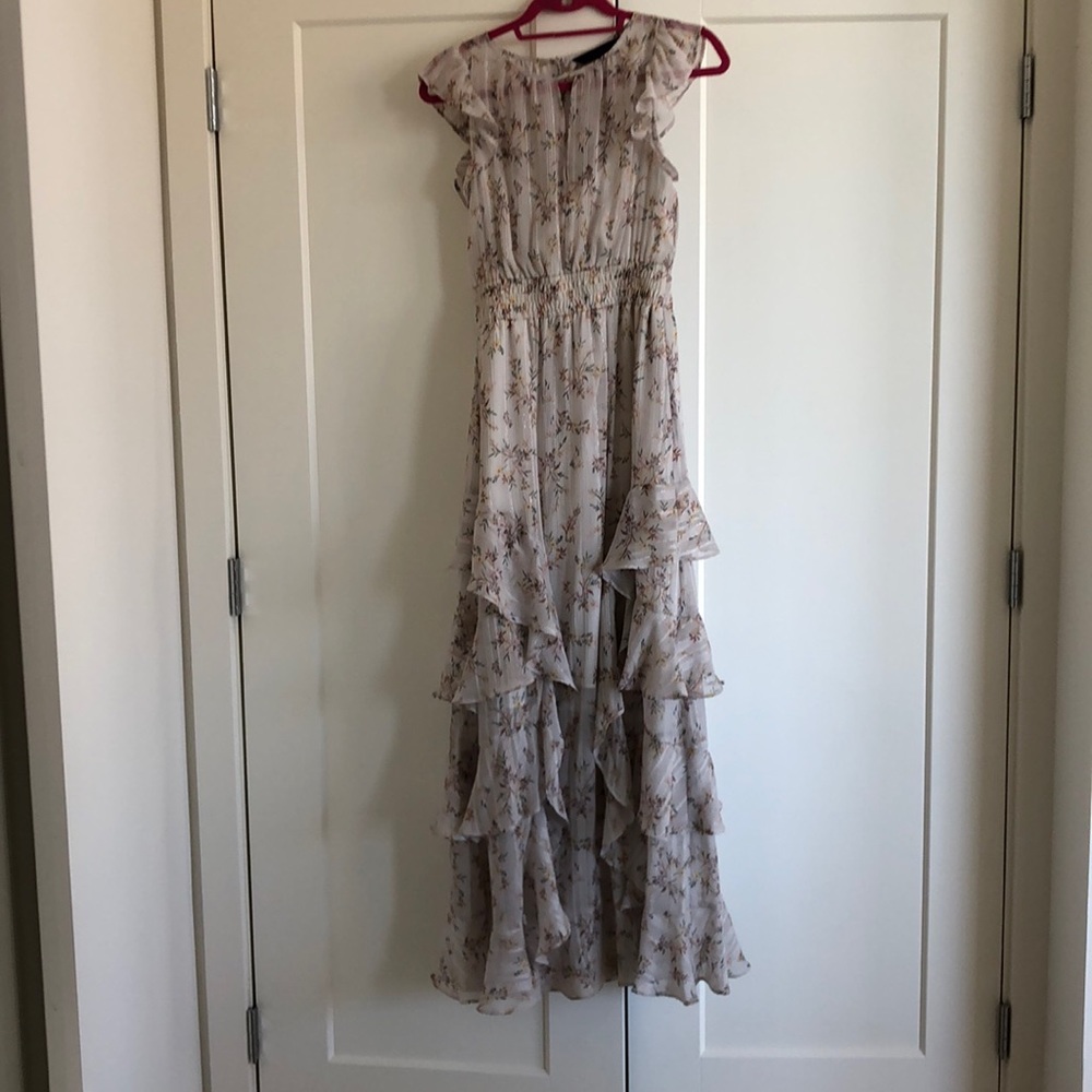 Long spring dress with pockets